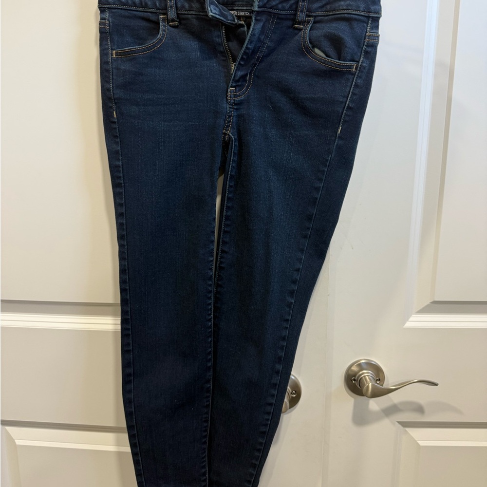 American Eagle Outfitters Dark Blue Skinny Jeans